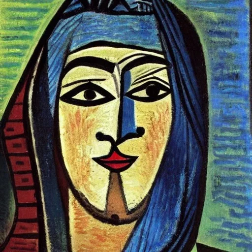  Damascus portrait by picasso