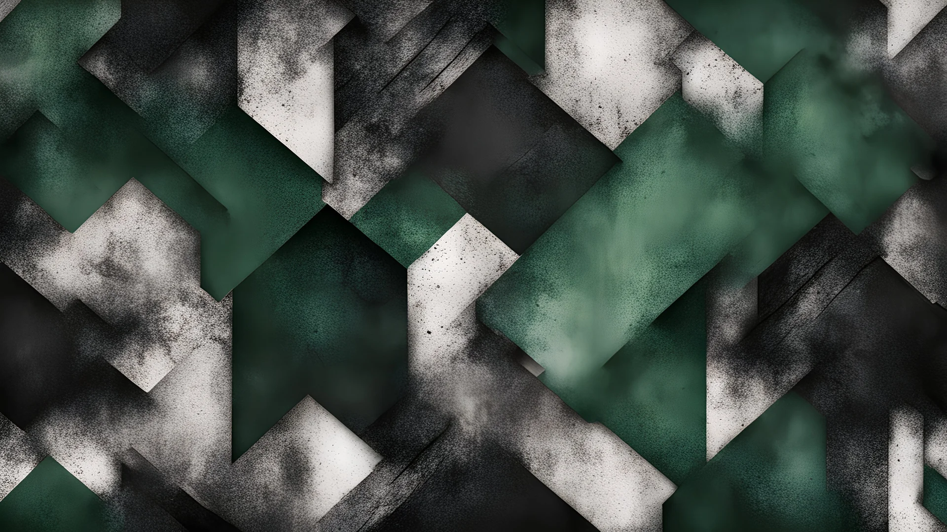 Hyper Realistic Black, Dark-Green & White Texture on Dark-Rustic-Background