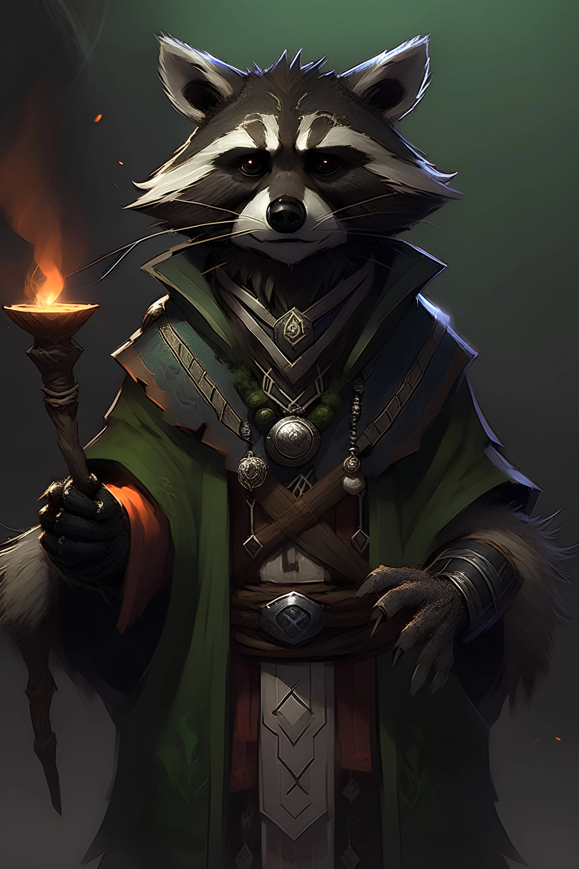 racoon warlock