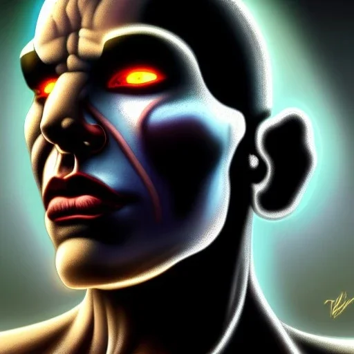 ultra detailed portrait of Cyborg, extremely detailed digital painting, extremely detailed face,crystal clear eyes, in the style of robert e howard and pablo oliveira and Ken Kelley and Keith Parkinson ,mystical colors,perfectly centered image, perfect composition, rim light, beautiful lighting,8k, stunning scene, raytracing