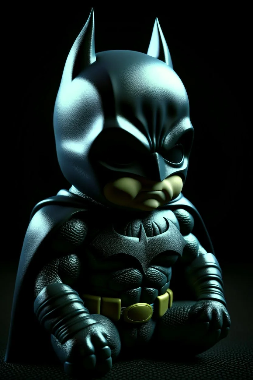 baby batman 3d render photo, cinematic