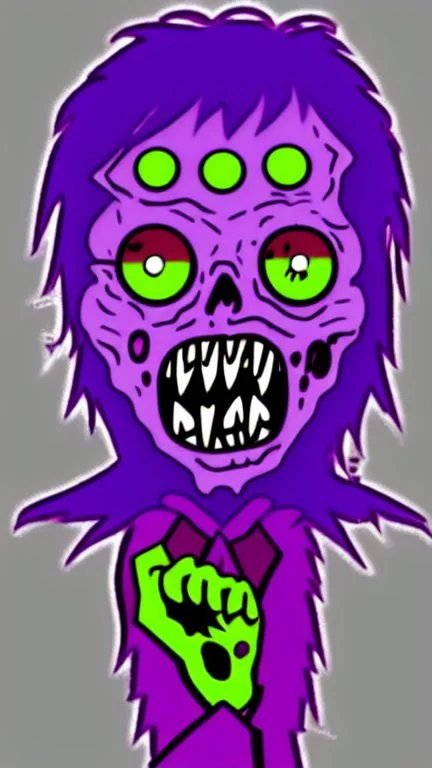 Zombie nion purple