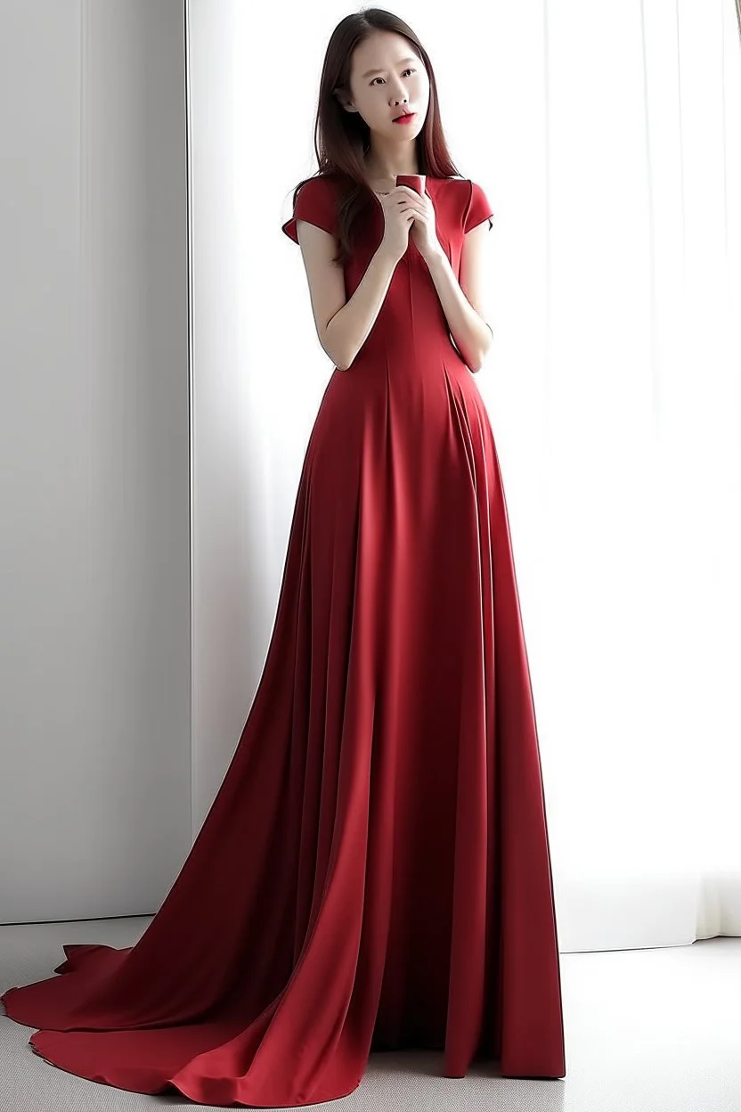 Long dress with cut out heart