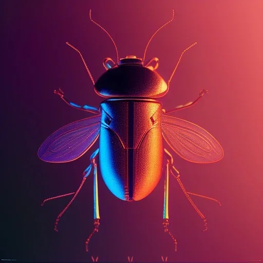 Firefly bug on nature, ultra realistic, ultra highly detailed, shiny, smooth, studio quality, octane render, ambient lighting, polaroid,--ar 1:1 --v4