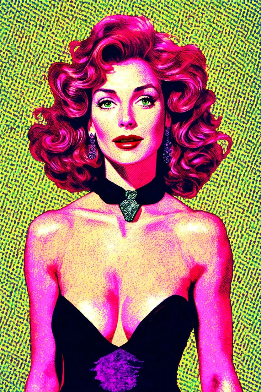 Deutsche Marks or dollars American Express will do nicely, thank you Let me loosen up your collar Tell me, do you wanna see me do the shimmy again? Oh I'm your private dancer A dancer for money Do what you want me to do; Lowbrow post-modern pop art depicting the debasement of the divine feminine with a technicolor color palette