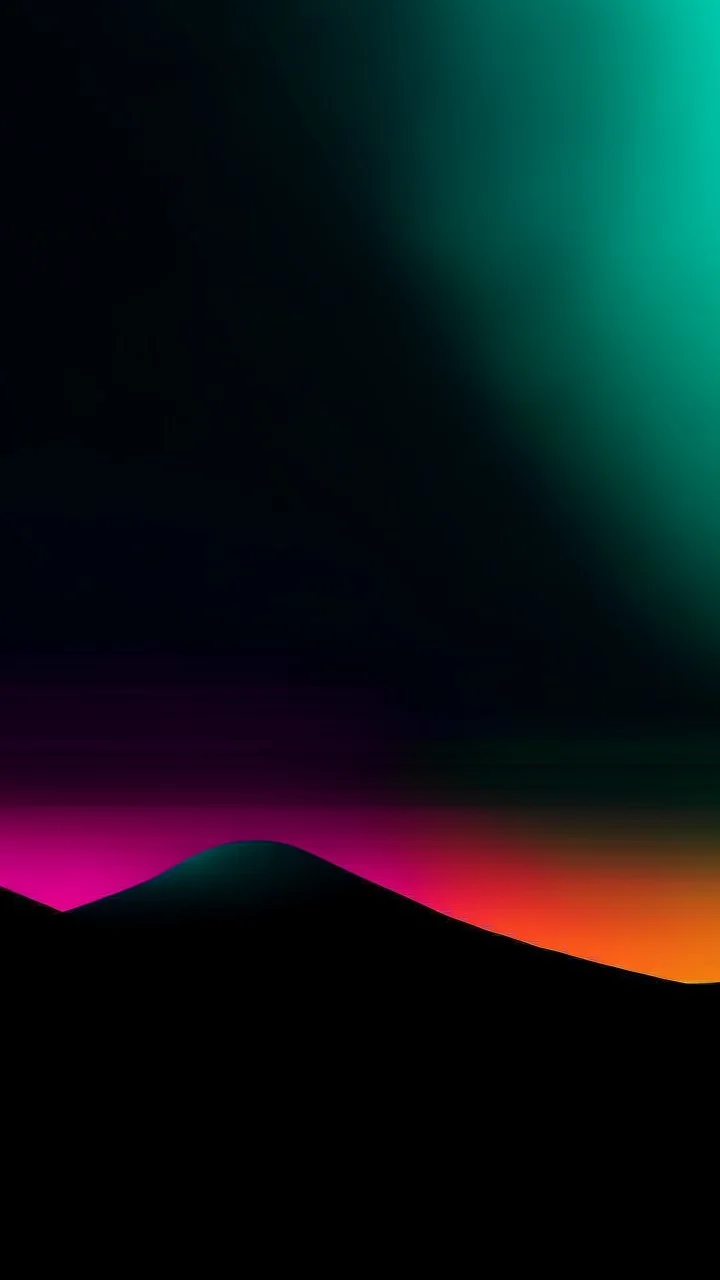 Abstract, minimalistic wallpaper with two hues, gradient, dark, vibrant