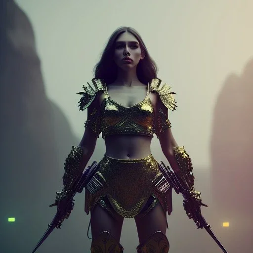 Badass beautiful girl warrior figure, bokeh, portrait, cinematic, unreal engine 5, 8k, hyper realistic. ambient lighting, elegant,hyperphotorealistic, epic composition,cinematic lighting, hyperphotomaximalist, masterpiece,epic composition, tilt shift blur, by japbun2-40
