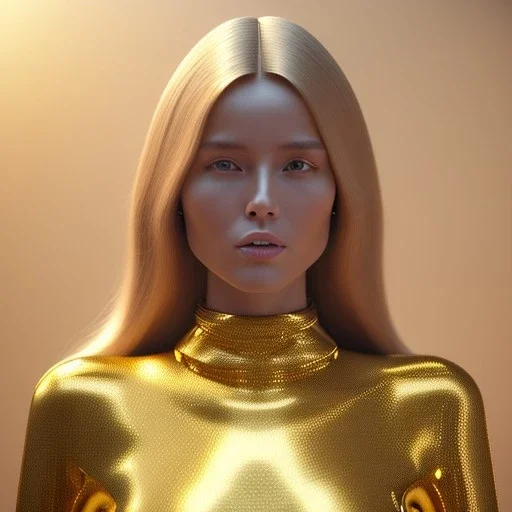 beautiful cosmic golden woman, long hair, nice smiling, magic glamour make up, delicate colors, beautiful glamour galactic golden dress, ultra sharp focus, 8k, unreal engine 5, extremely sharp detail, light effect, soft light atmosphere of a spaceship, smooth, full of details, face in front, complete vision of body