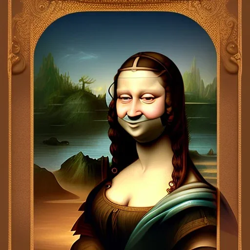 Monalisa as a Disney princess