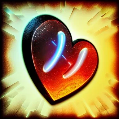 Glowing heart