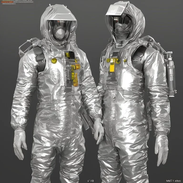 Hazmat protection suit