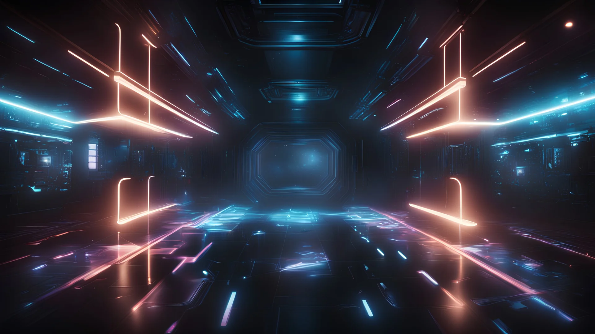Future , cool glowing lights ,ultra high definition, 16 k resolution, dark