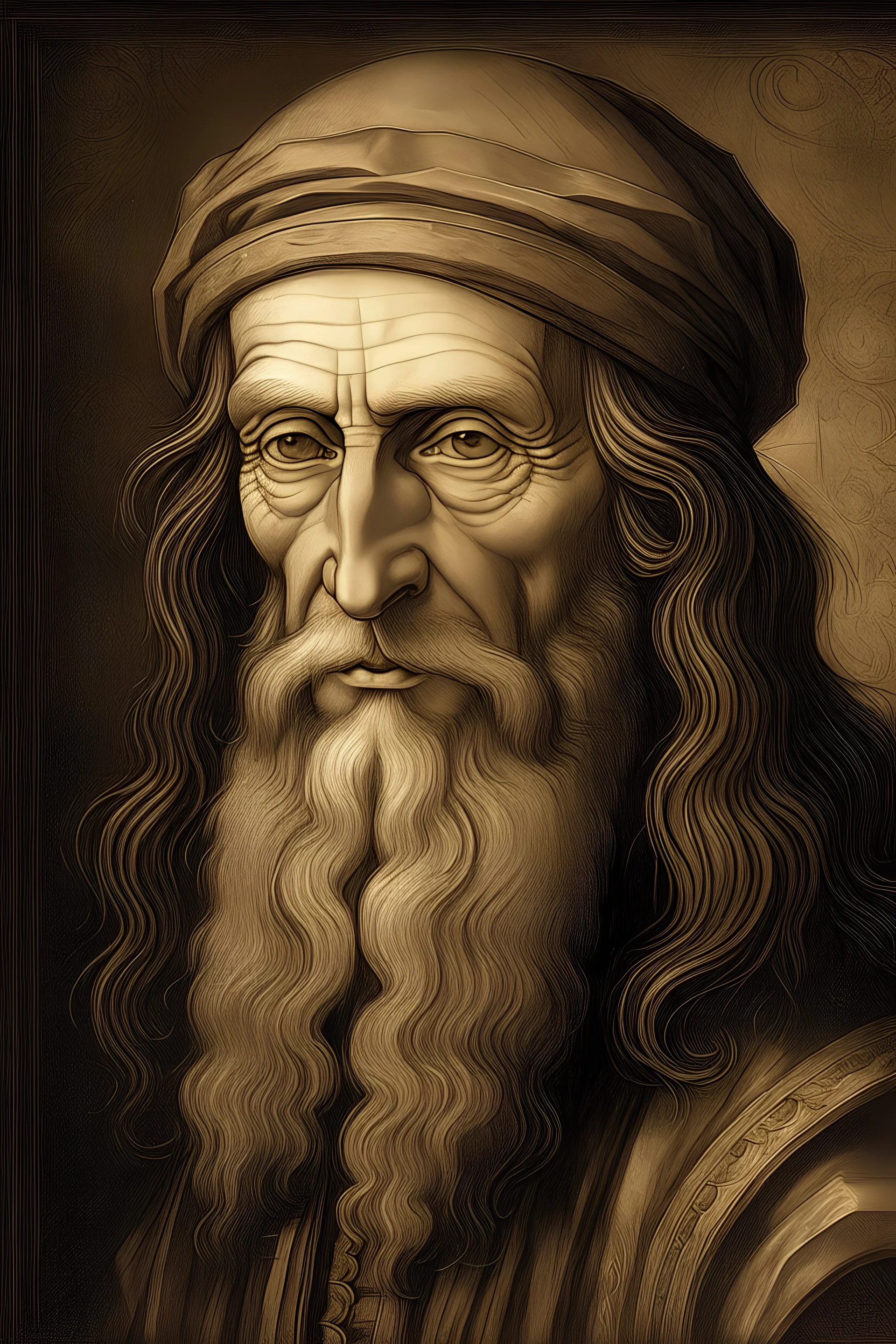 Alfred Paul portrait da vinci