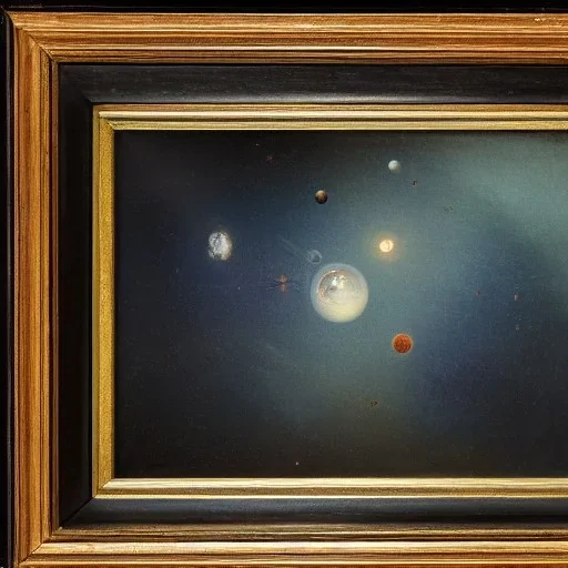 Louis Philippe Crepin, space, stars, planets