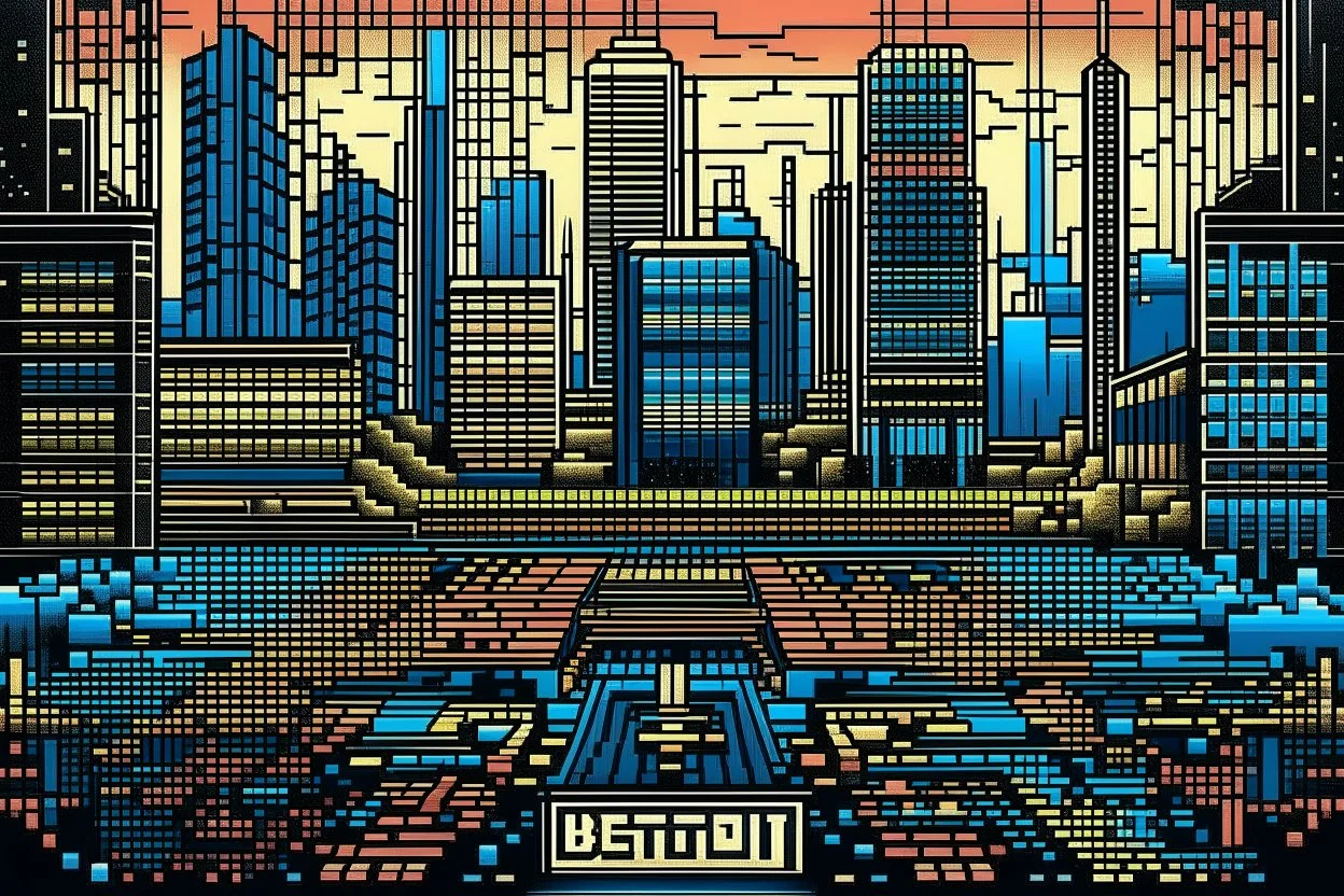 ALBUM COVER - 8BIT DETROIT TECHNO