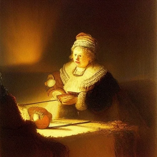 Rembrandt merry Christmas