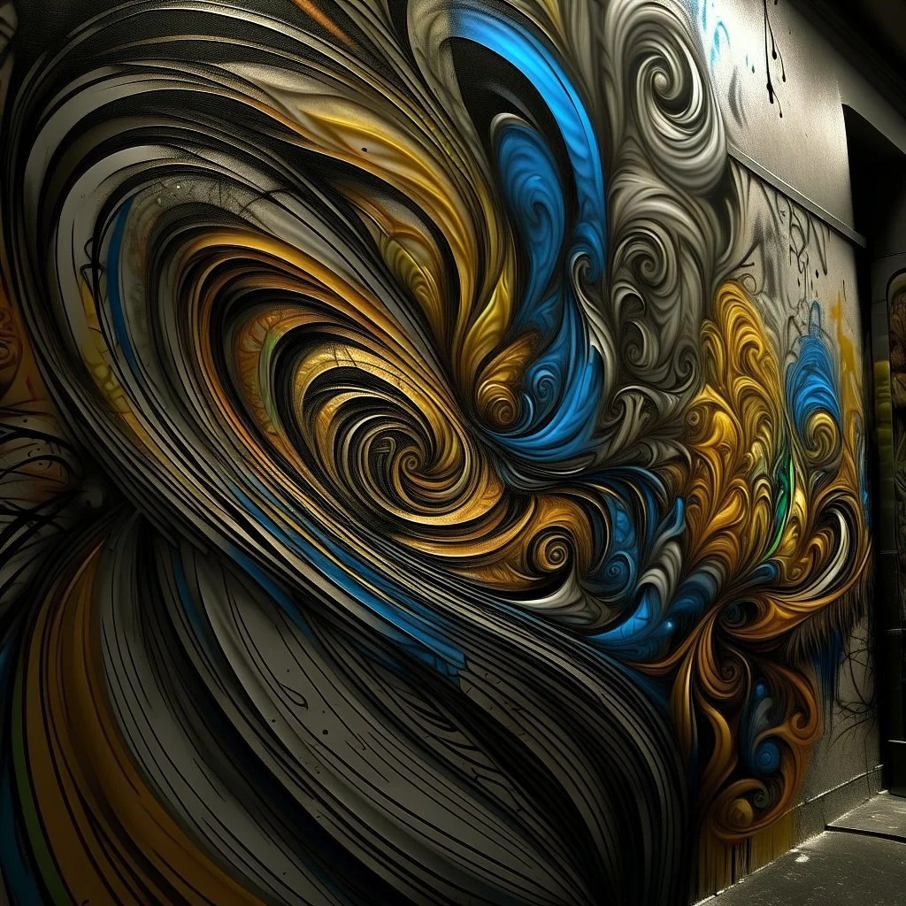 Street Graffiti Art.