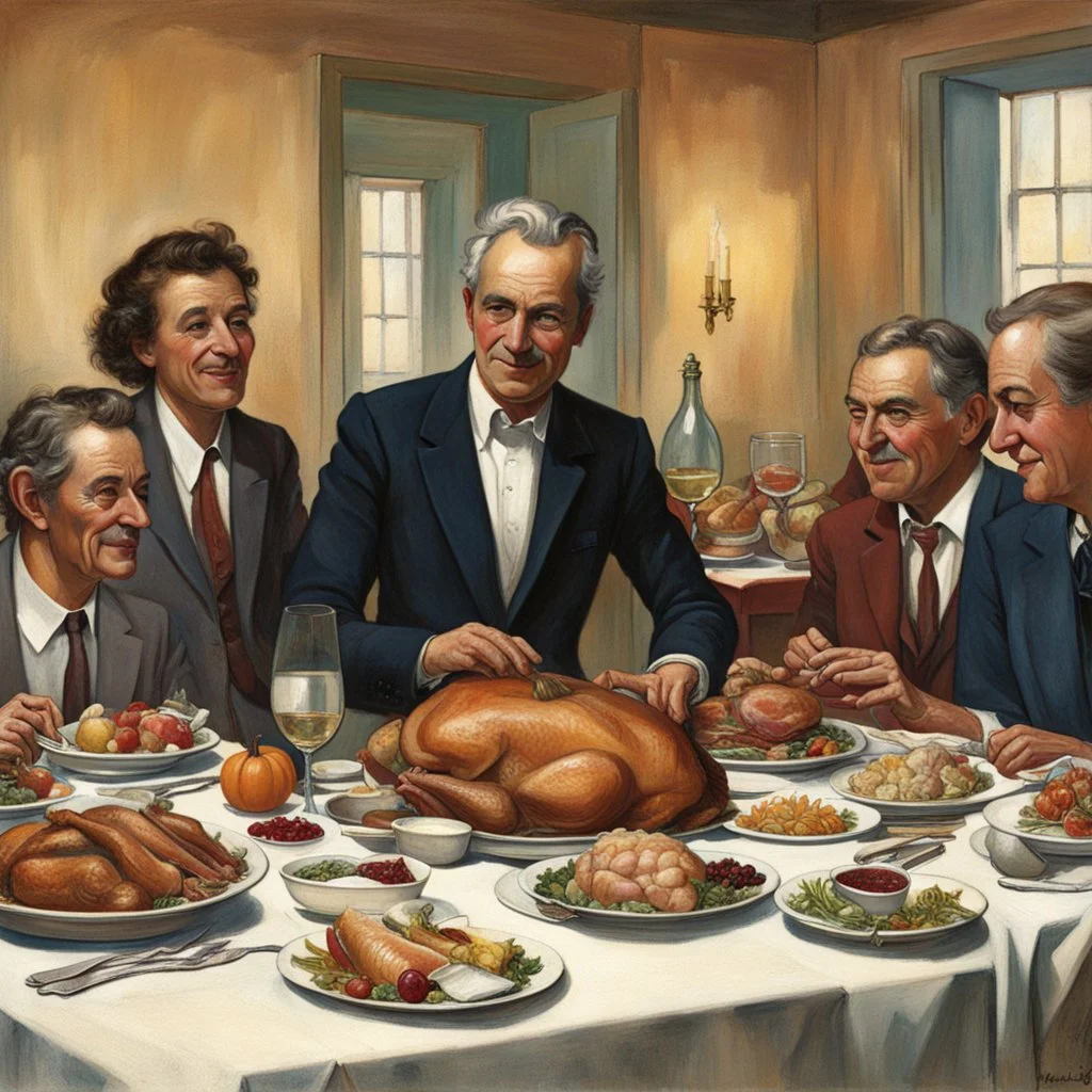 Thanksgiving dinner with Jerome Bosch