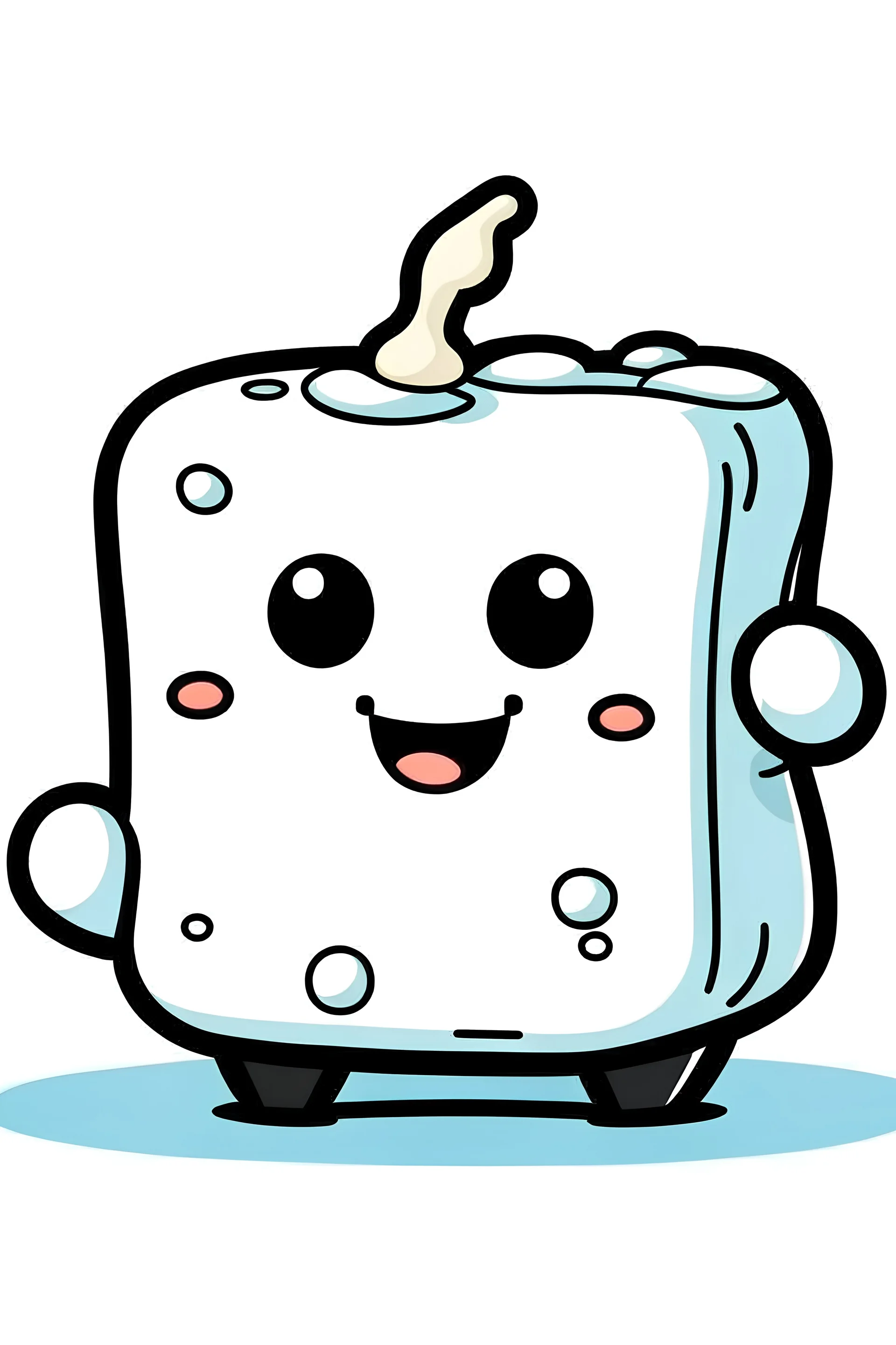 a marshmallow cartoonish transparent png