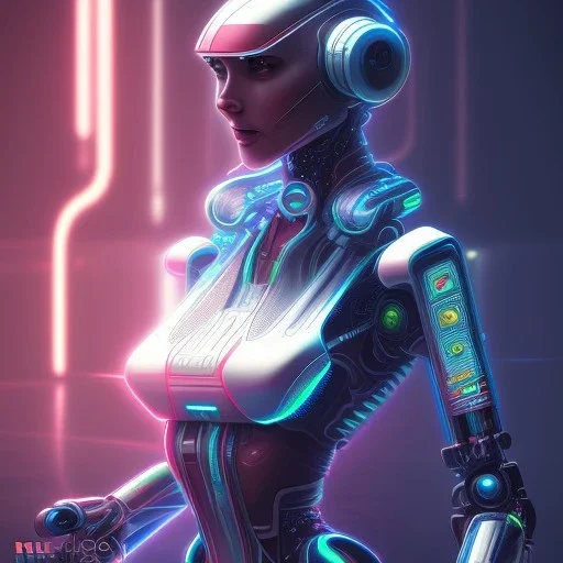 cyberpunk, robot, tron, anime, manga, masterpiece