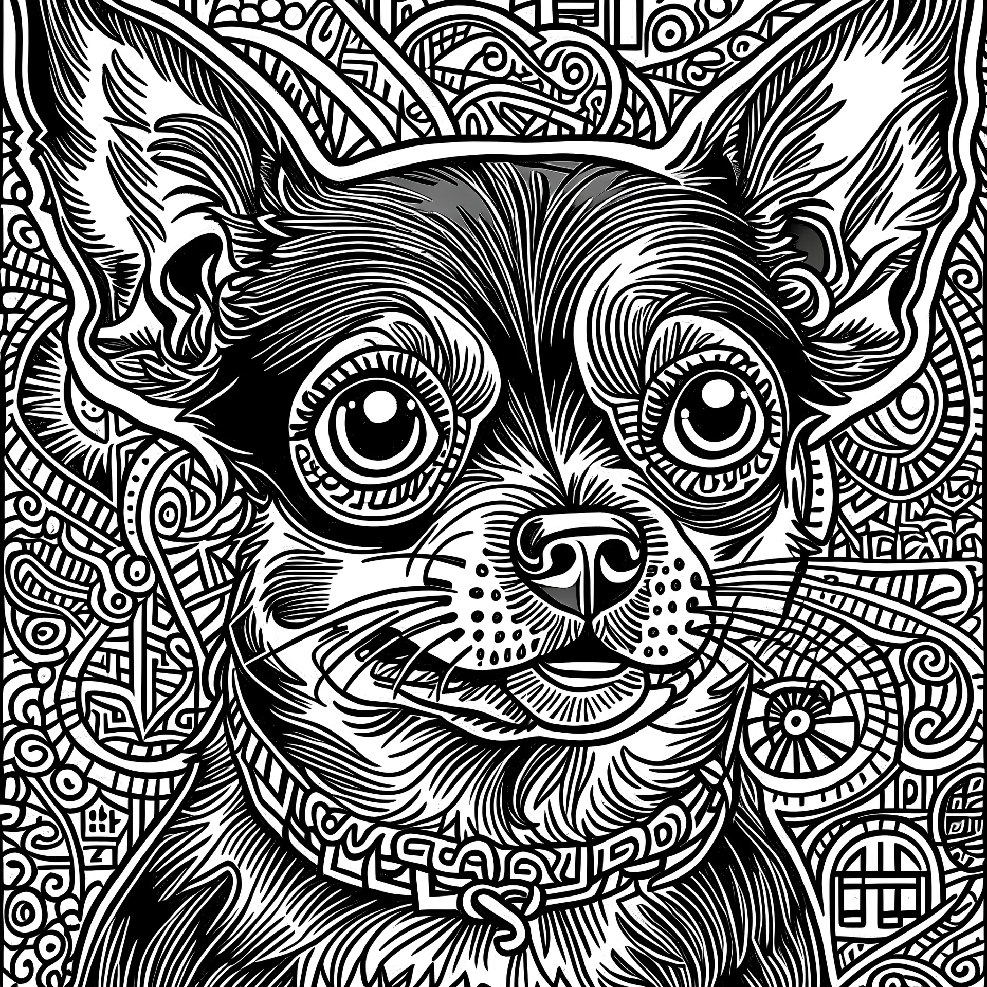 drawing of a chihuahua