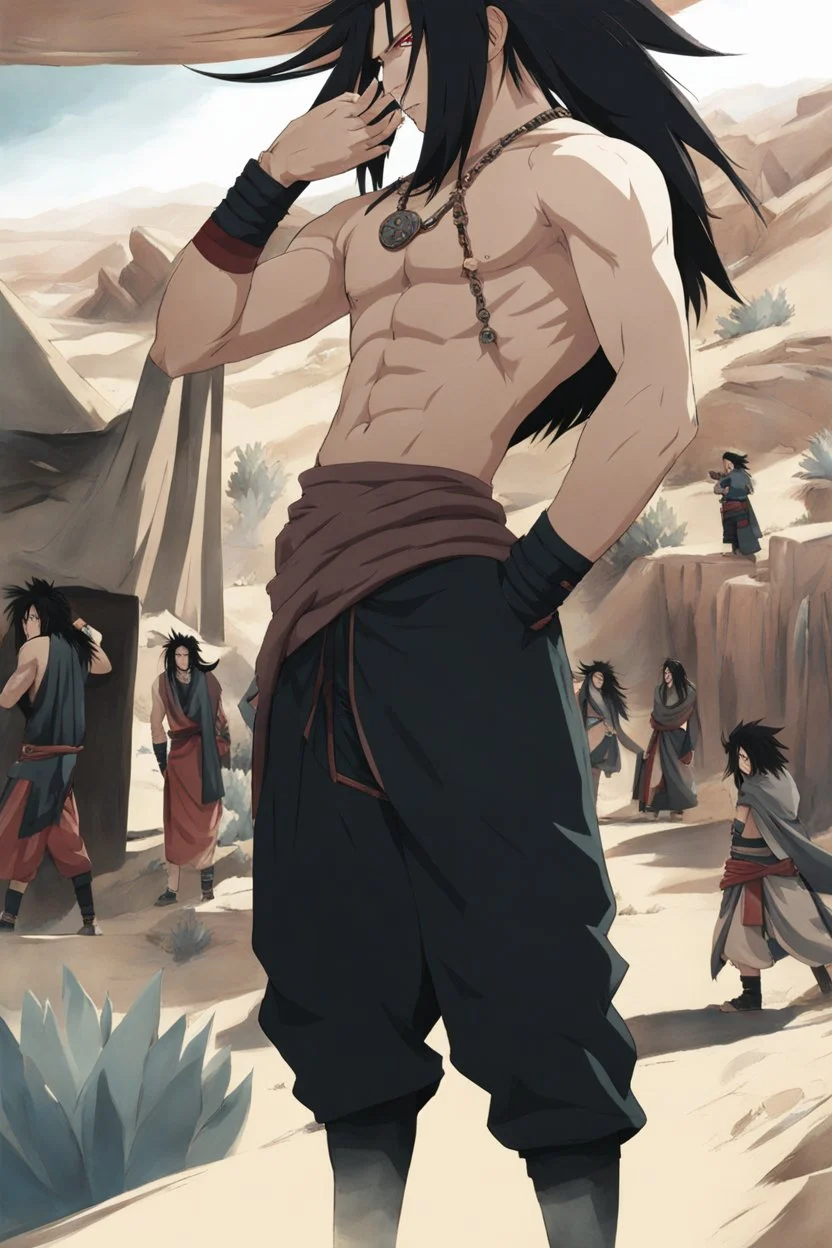 Madara but he is at the desert