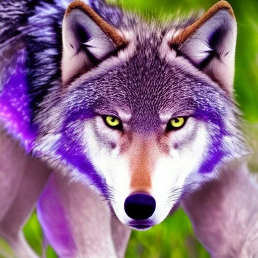 Purple wolf