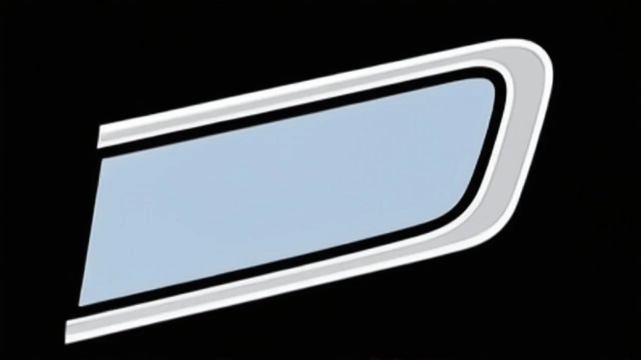 vehicle headight(with chrome trim) on black background, add details and inner glow