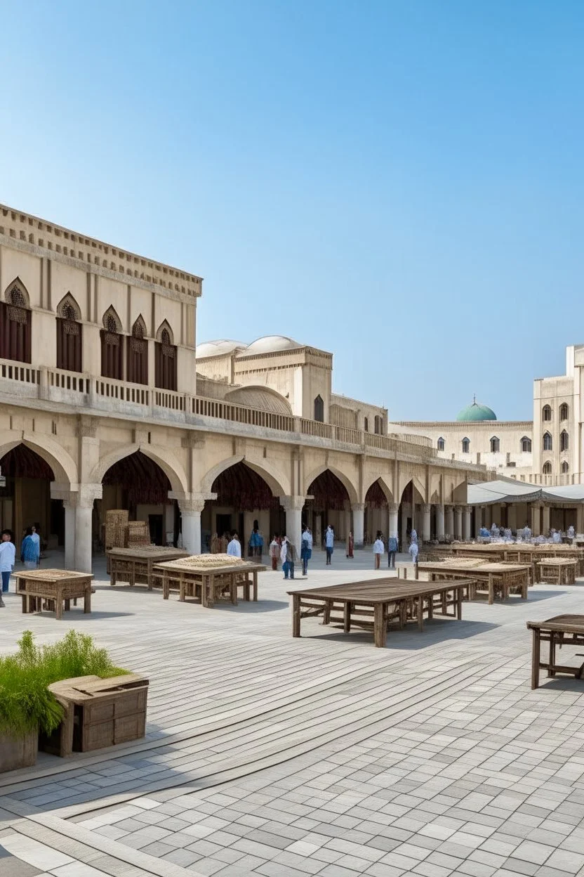 landscape for doha old market