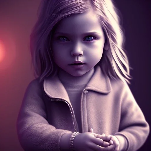 Mystery Kurt cobain toddler, dramatique, art background, dramatic lighting, volumetric lighting, hyperrealisme, 8k, high quality, lot of details, fit within portrait