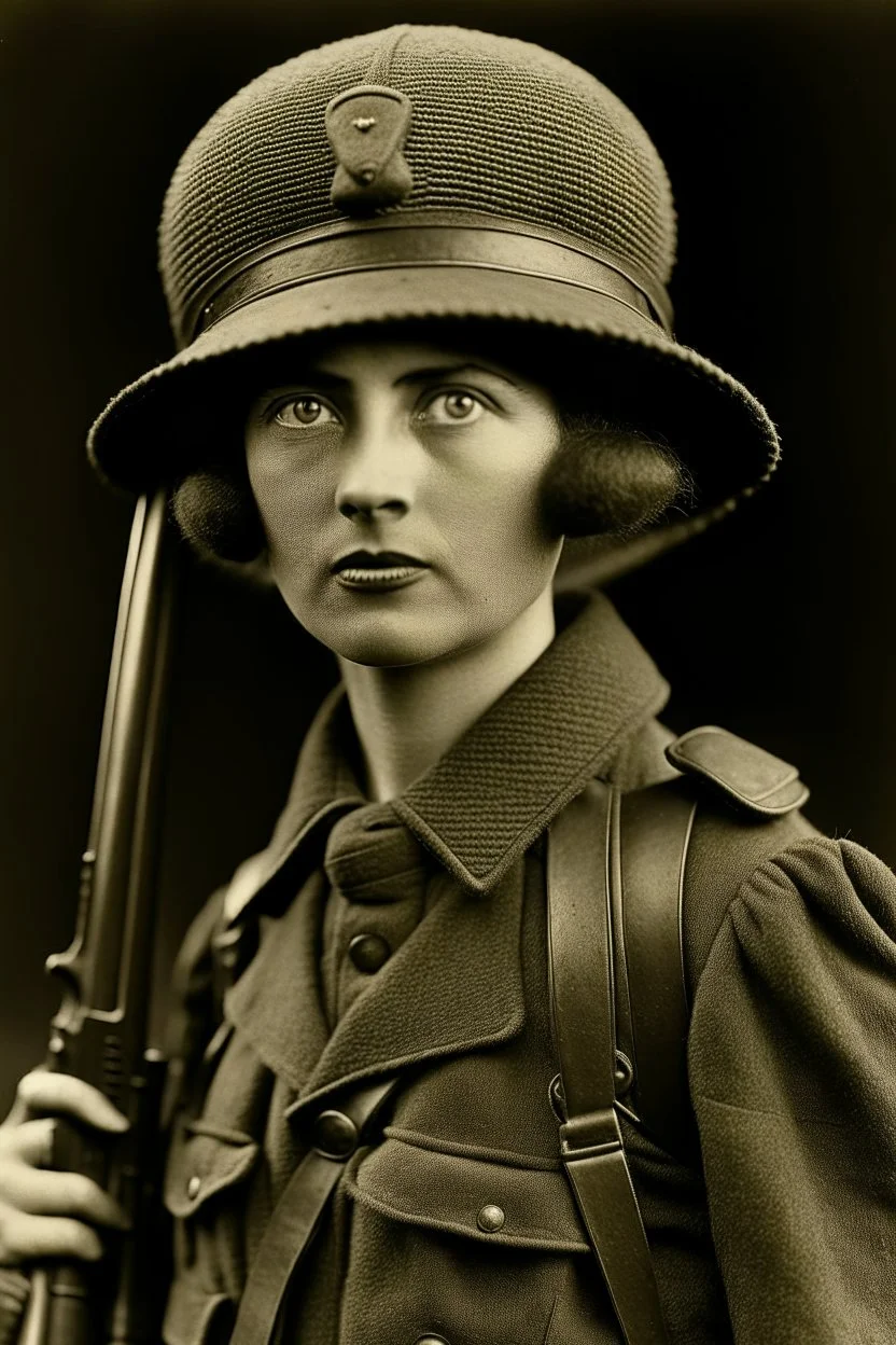 1920 Woman soldier