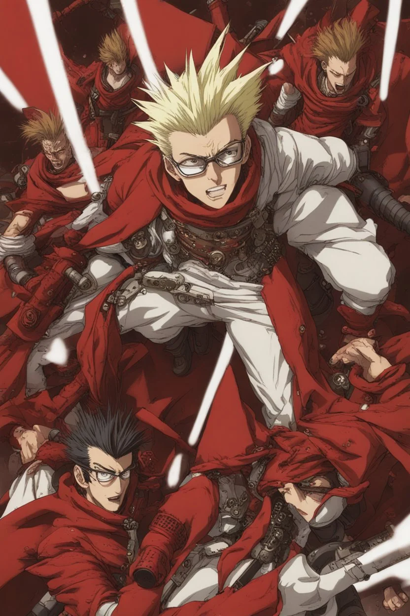 The Vash Stampede in the blood