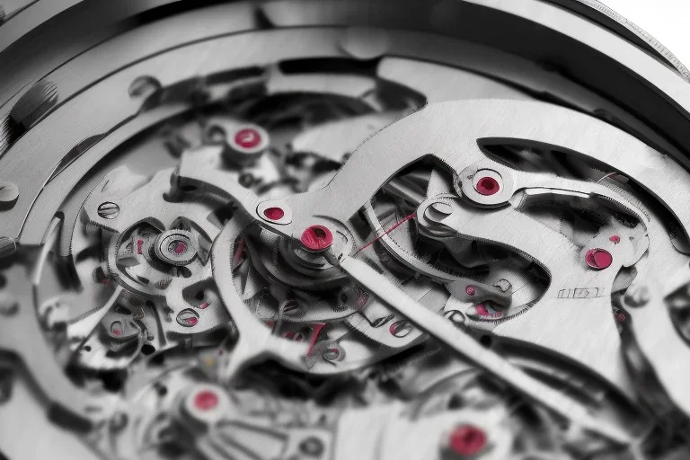 macro shot of mechanical watches