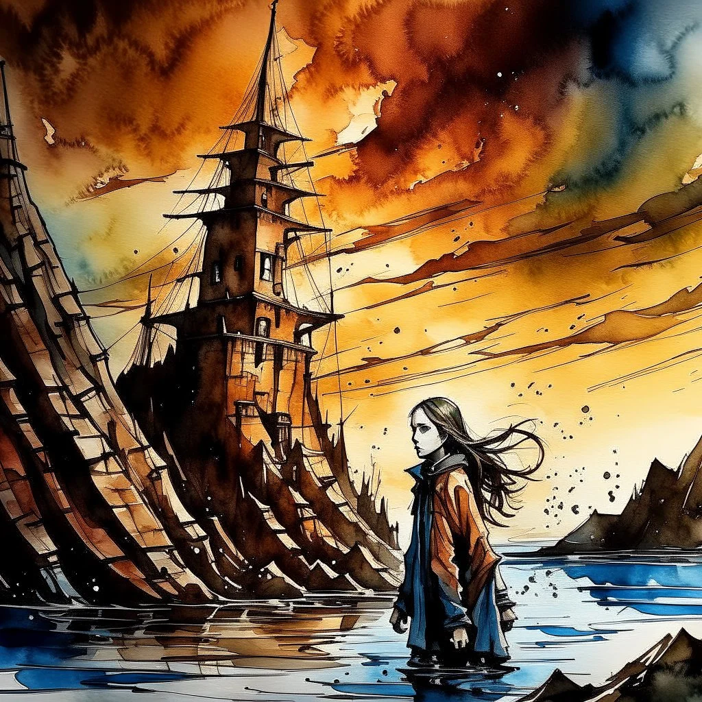 WATERCOLOR Stormy. Supernatural.