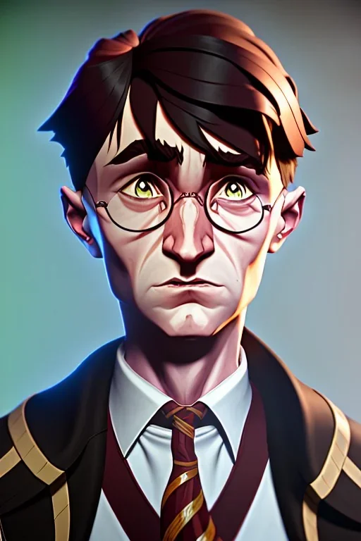 Harry Potter, sad expression