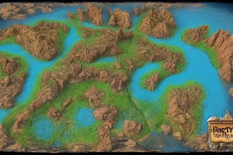 3d map, fantasy, adventure