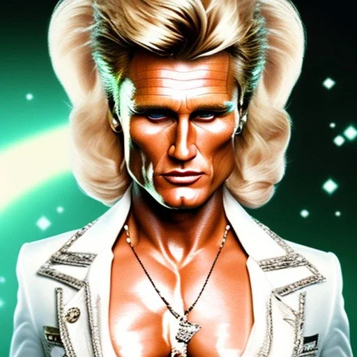 dolph lundgren as dollie deluxe, bright eyes, in underground wonderland, cards