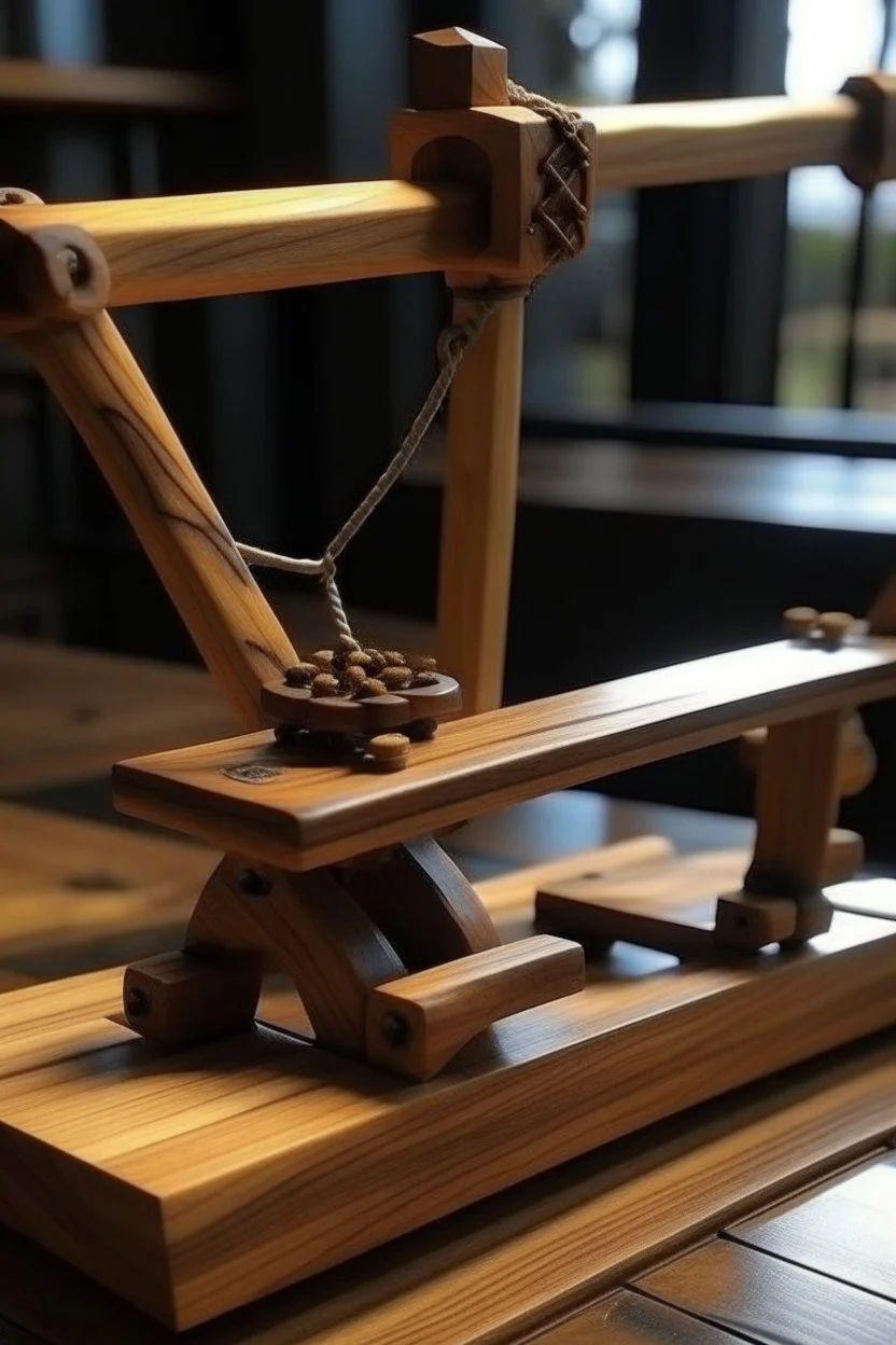 hand crafted catapult style of videogame Kena