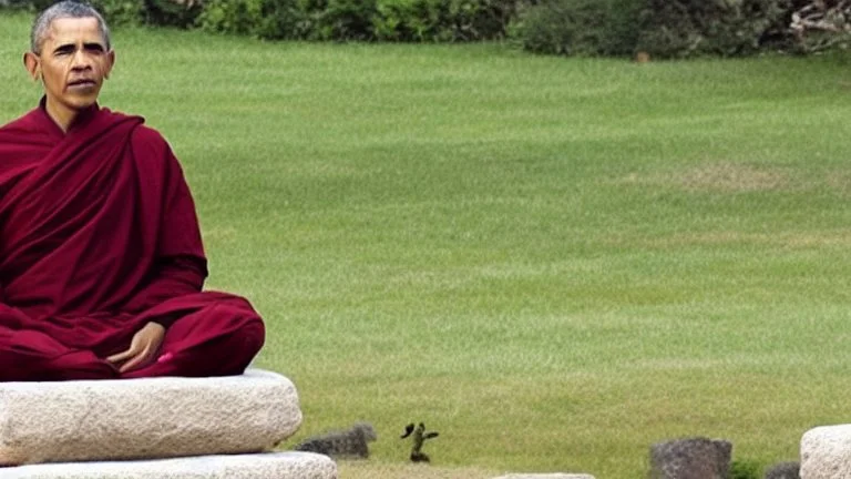 barak obama is a Buddhist monk