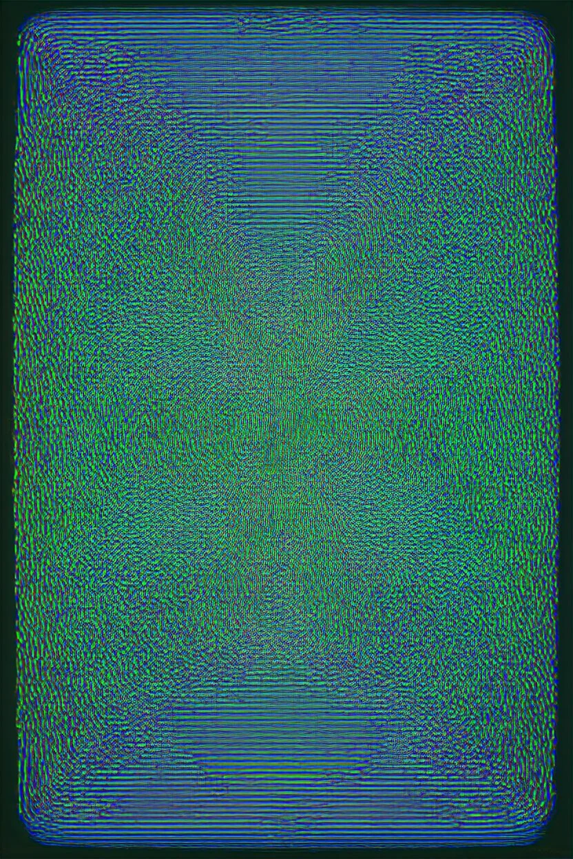 pain is data to integrate; neo-surrealistic optical art