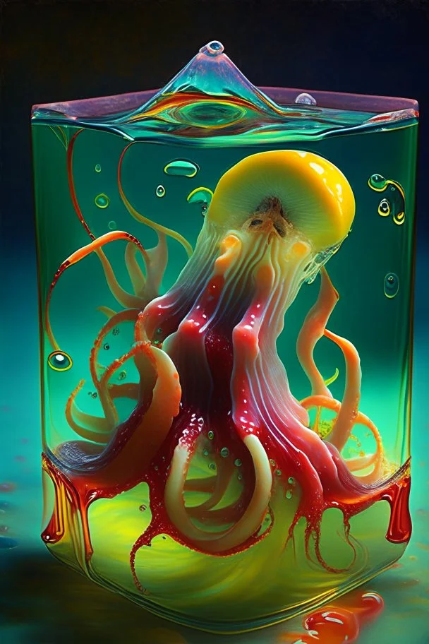 jello-o octopus; magic realism