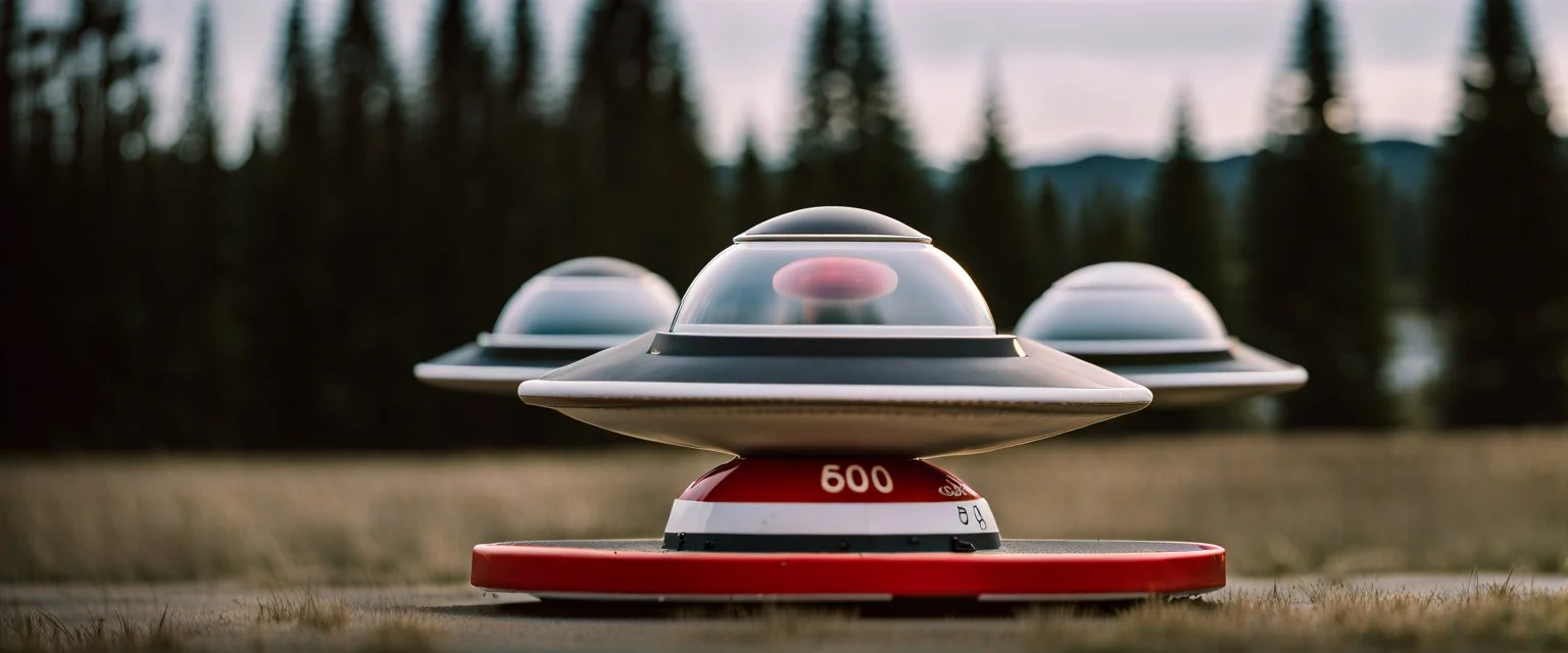 Tic-Tac UFO floating, Alberta, cinematic, Fuji Film, Anamorphic lens, deep depth of field