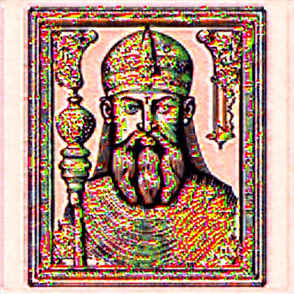 Postage stamp with picture of Gilgamesh