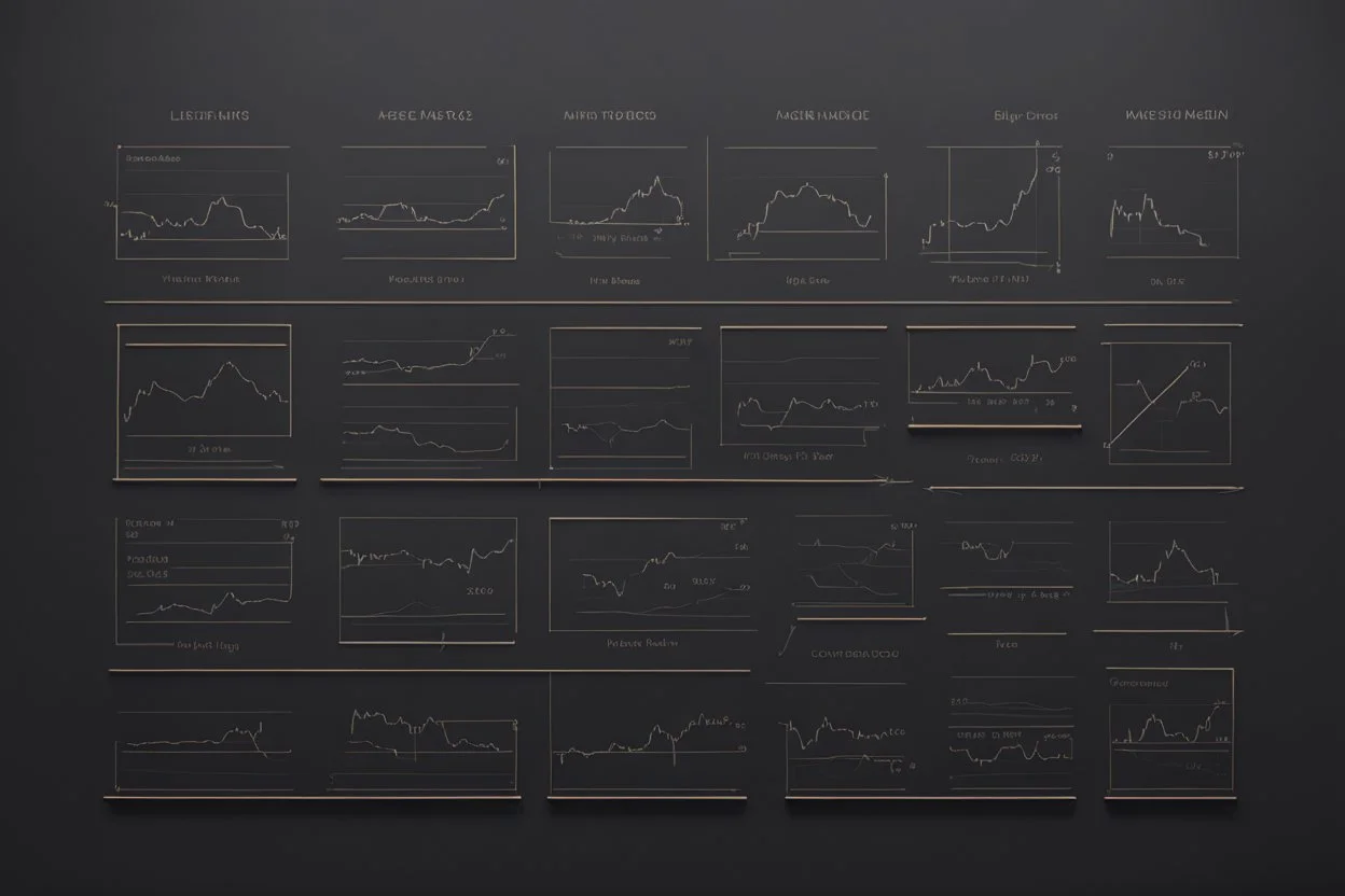 Leverage and Margin Tradings, flat black style