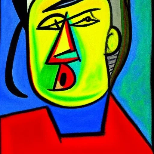 Trump painting by picasso