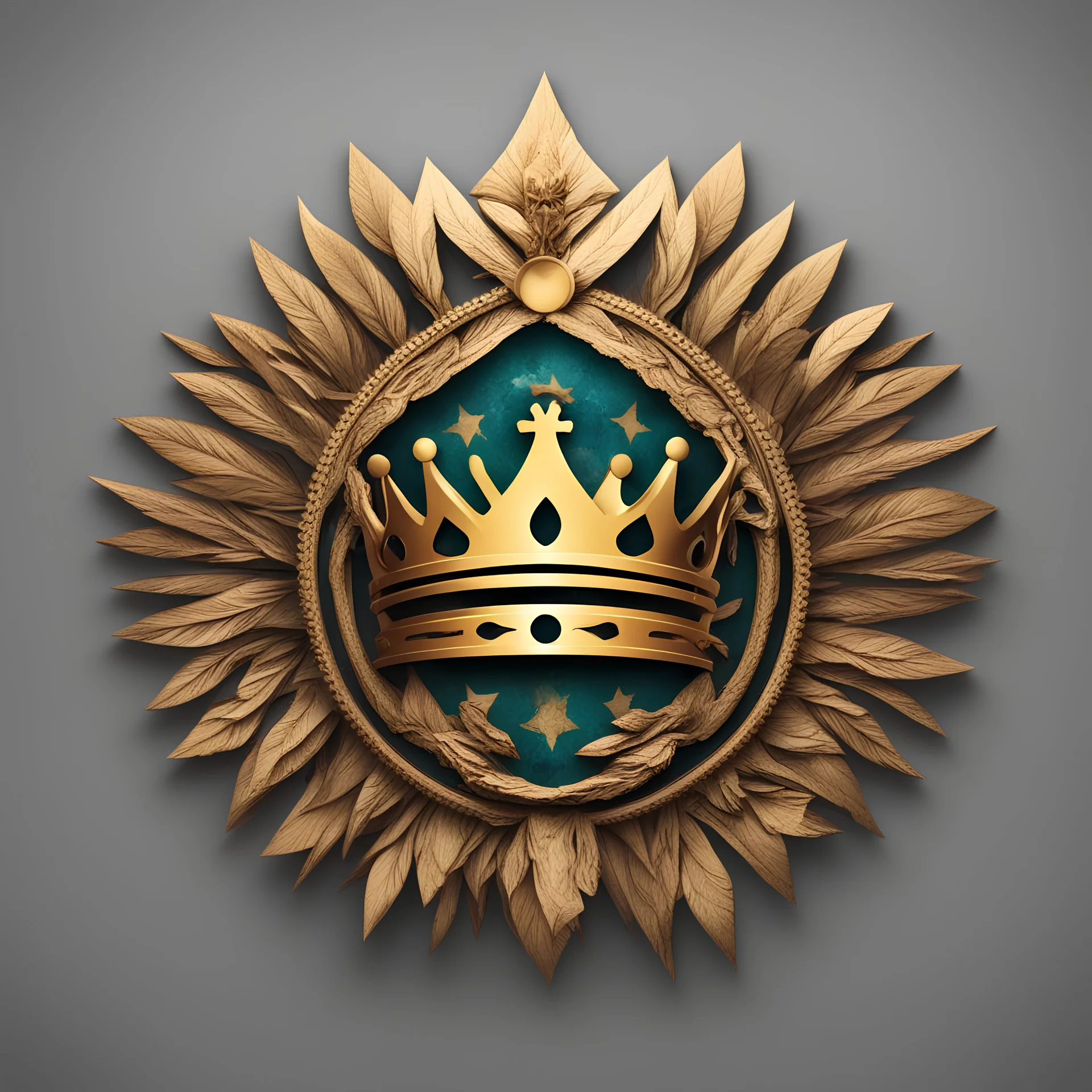 KRG in the form of a crown in the form of a logo