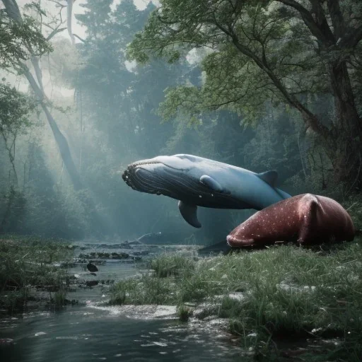 Nature, whale, eagle, unreal 5, octane render, cinema4d, redshift render, hyper realistic, cenematic, vibrancy, synthwave, retouch, centered, dynamic lighting, dramatic lighting, 4k, highly detailed, attractive beautiful, realistic, virtual reality, epic composition, holographic,