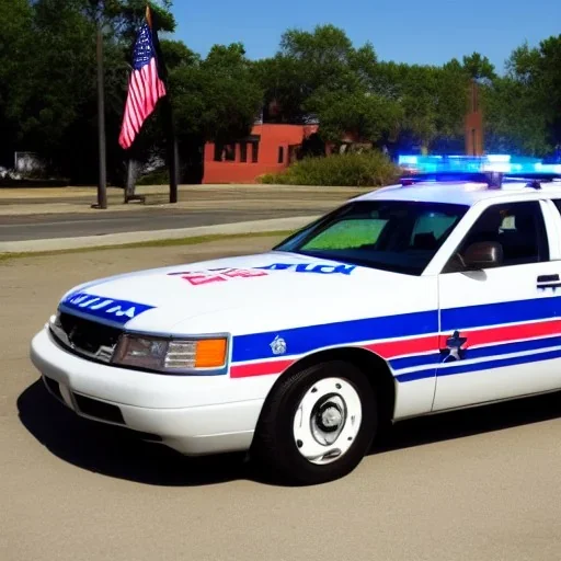 American Police Car