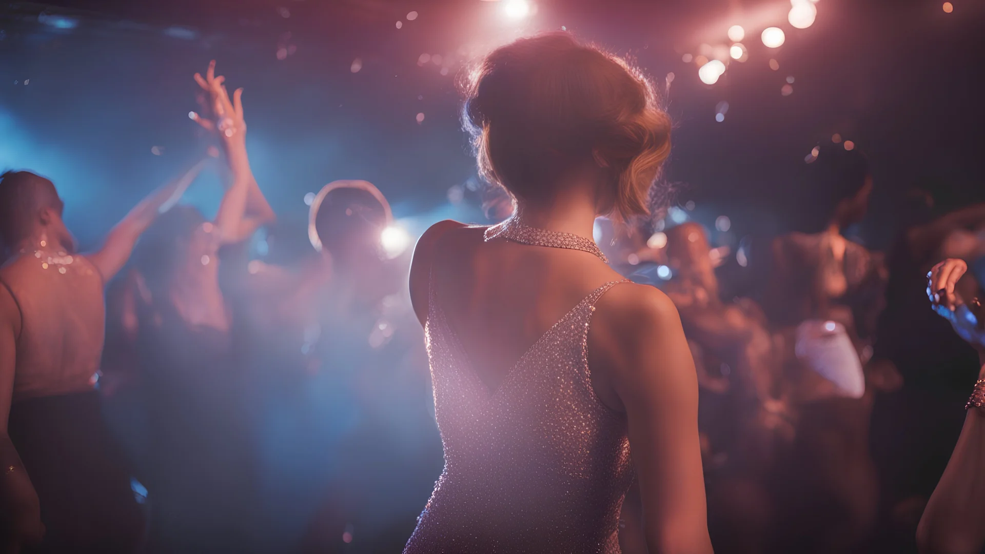 WOMAN DANCING IN CLUB