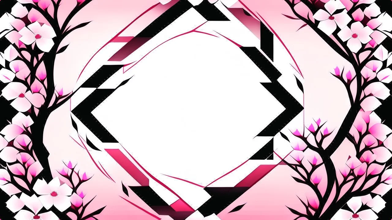 put the image in a sakura theme